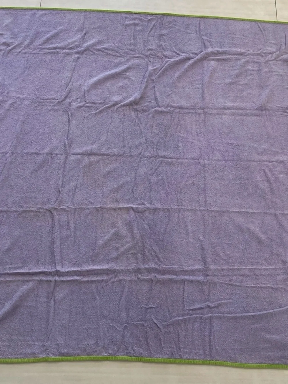 VGT Terrisol Giant Beach Towel Blanket Nautical Fish Purple Green 66” x 66” HTF